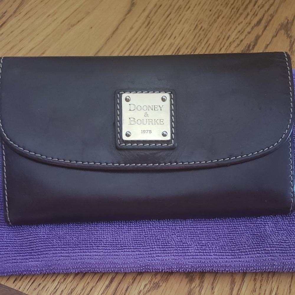 Dooney and Bourke checkbook wallet